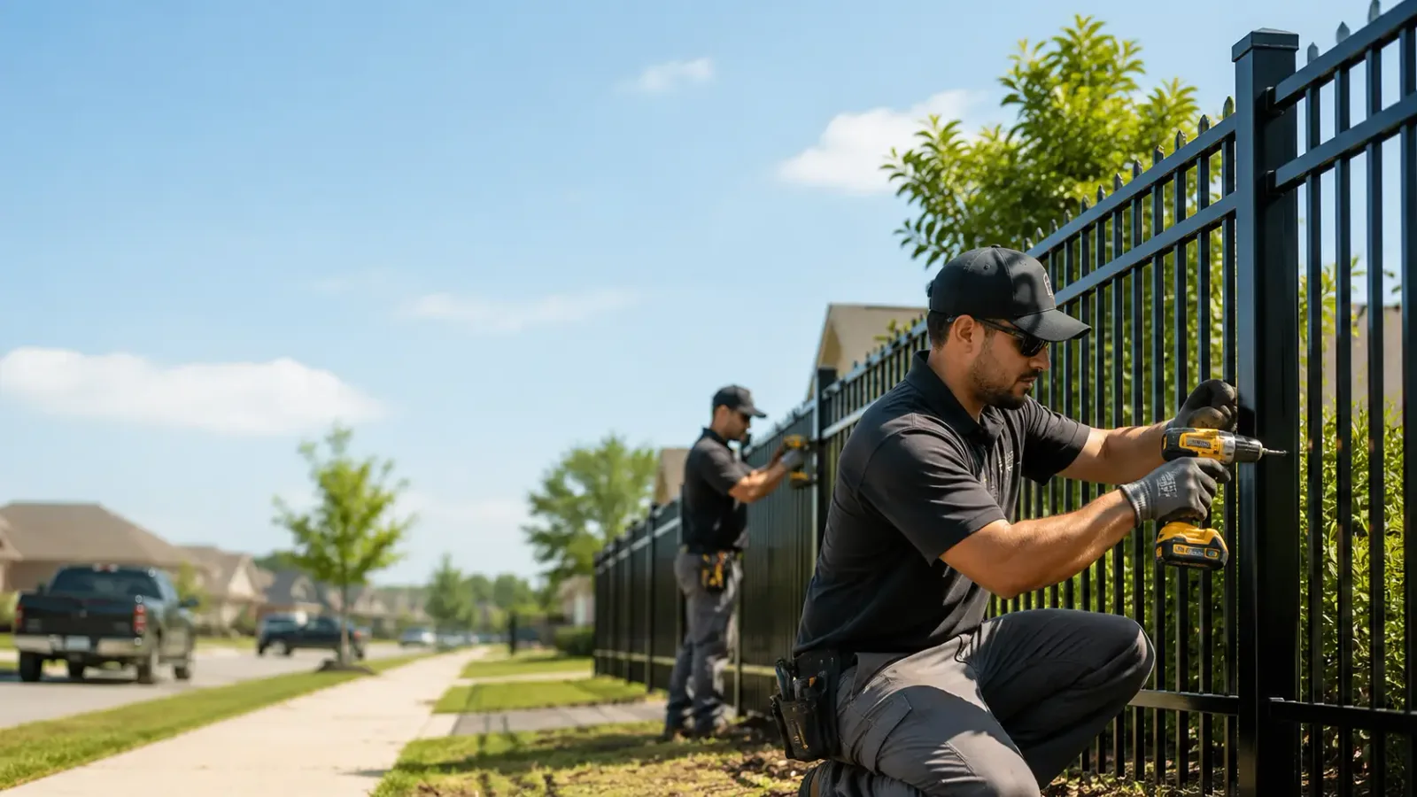 Metal Fence Installation in Bergen, NY